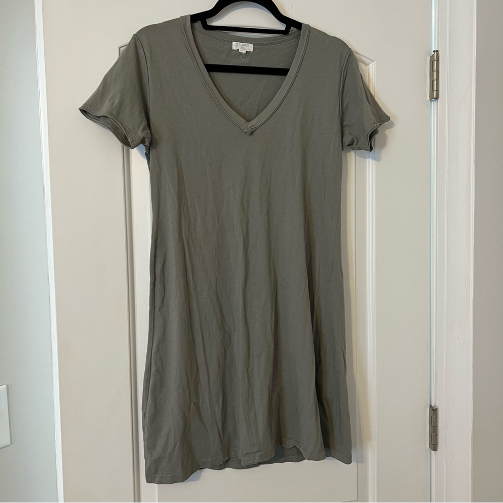 Z Supply VNeck TShirt Dress S